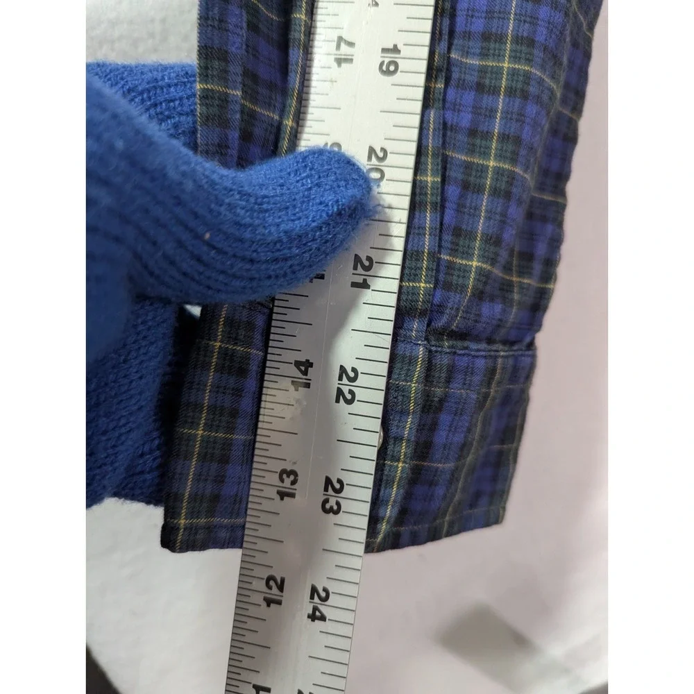 Ralph Lauren Men's‎ Sm Shirt Blue Green Yellow Plaid Button Down Long Sleeve